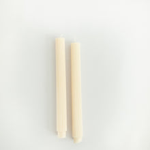 Load image into Gallery viewer, Rome Ribbed Pillar Candle | Set of 2
